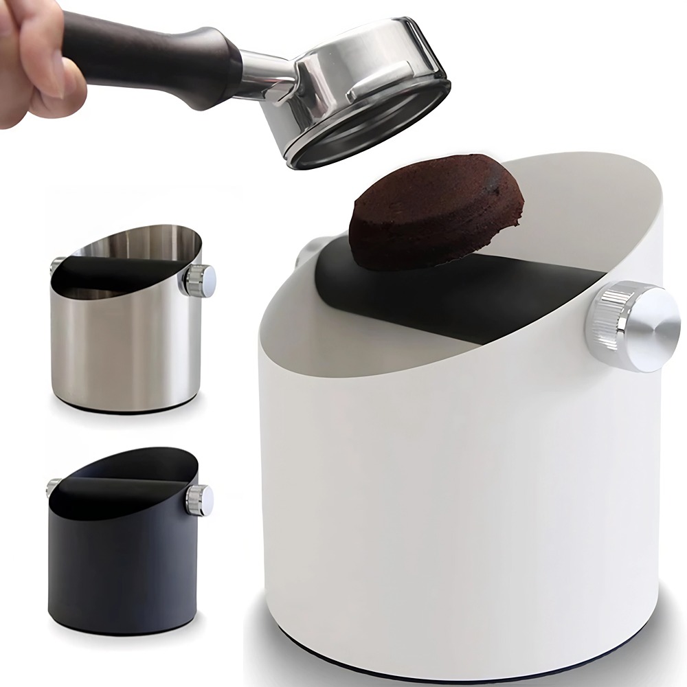 Coffee Knock Box - Espresso Knock Box Large Capacity &