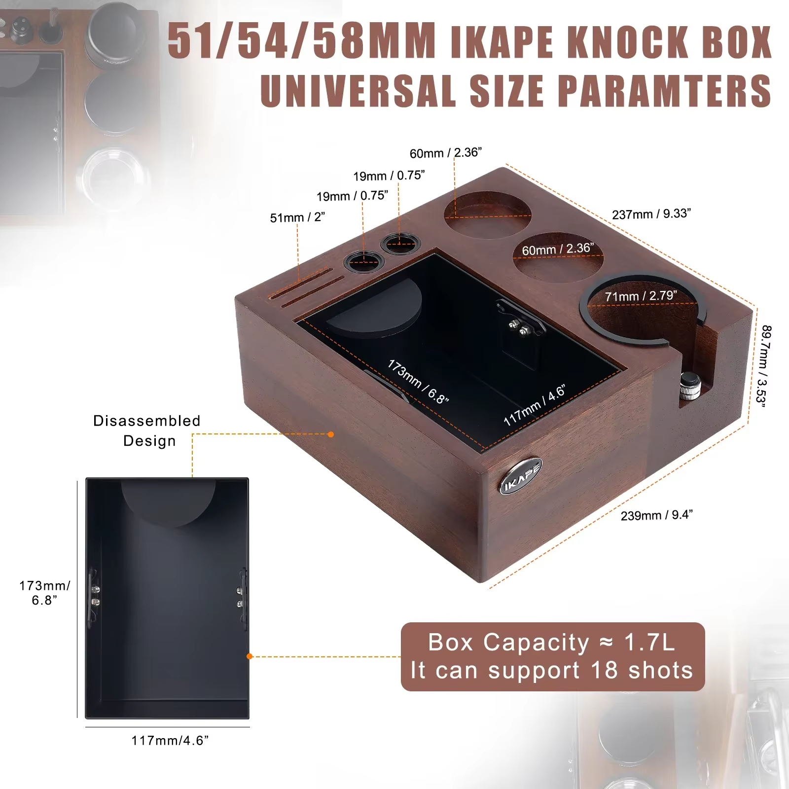 IKAPE V2 Coffee Knock Box, Int - Coffee Knock Box recensie en prijs