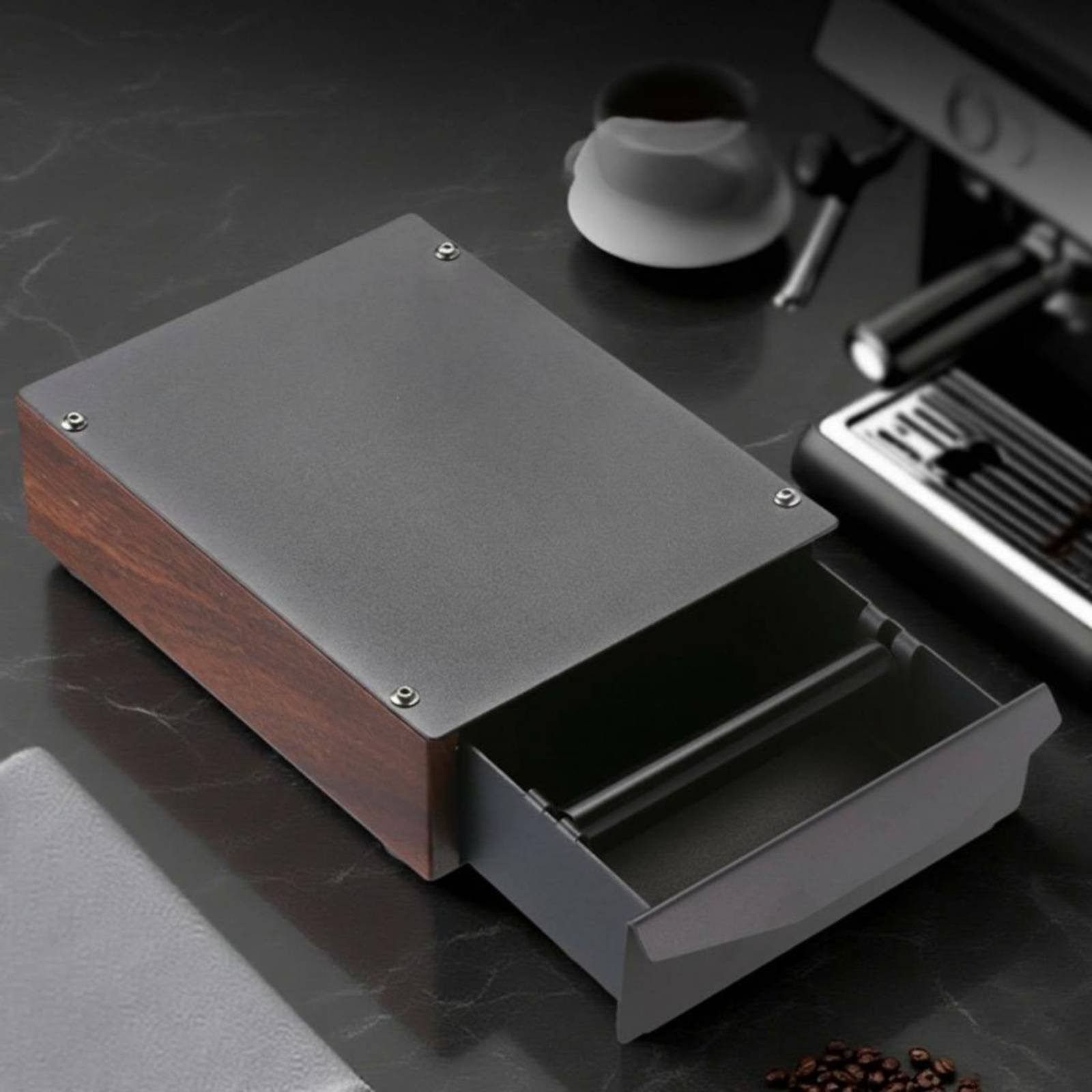Espresso Knock Box Drawer Rust - Coffee Knock Box recensie en prijs