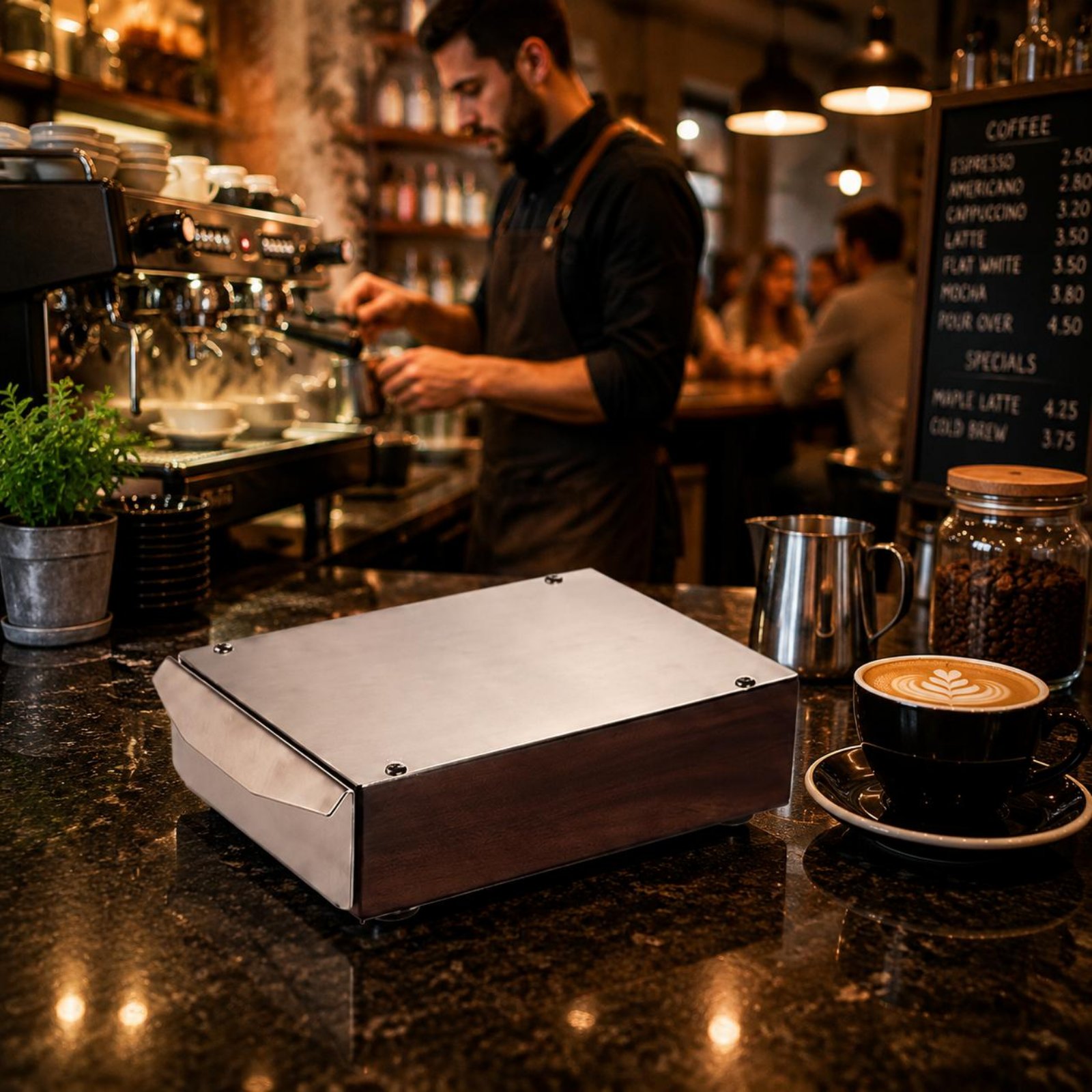 Espresso Knock Box Drawer Rust - Coffee Knock Box recensie en prijs