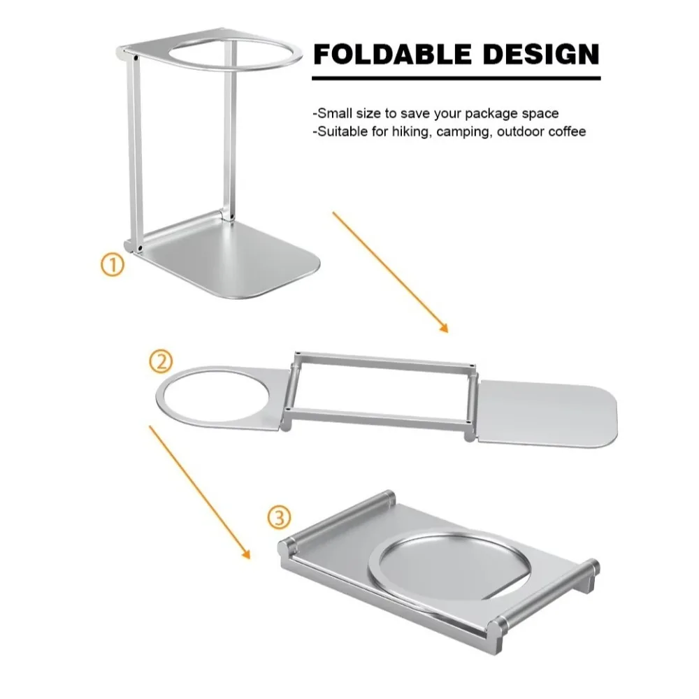 2026 Foldable Aluminum Alloy C - Coffee Equipment Holder recensie en prijs