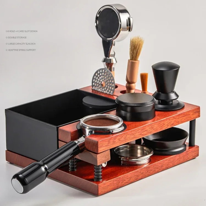Spring Coffee Tamper Holder wi - Coffee Knock Box recensie en prijs