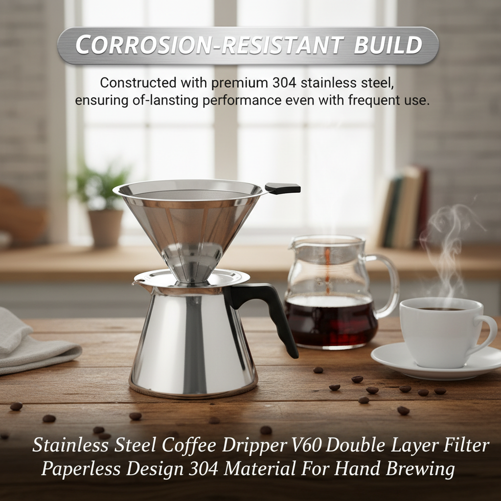 V60 Stainless Steel Coffee Fil - Coffee Equipment V60 recensie en prijs