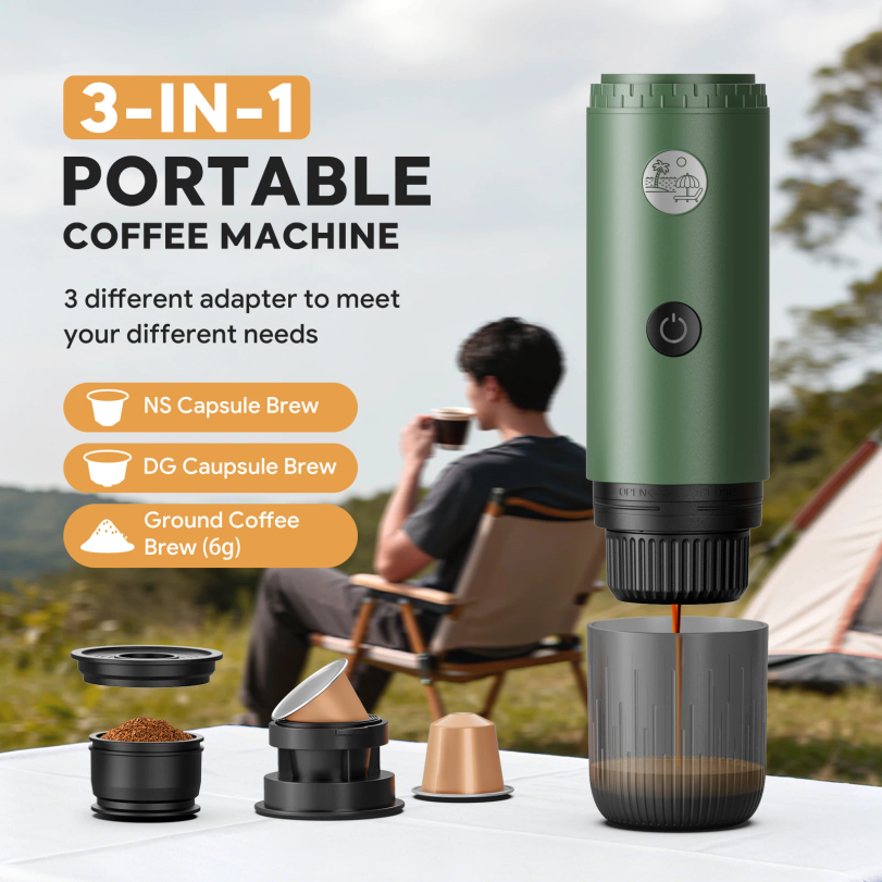 Portable Espresso Machine 3-in - Coffee Equipment Tools recensie en prijs