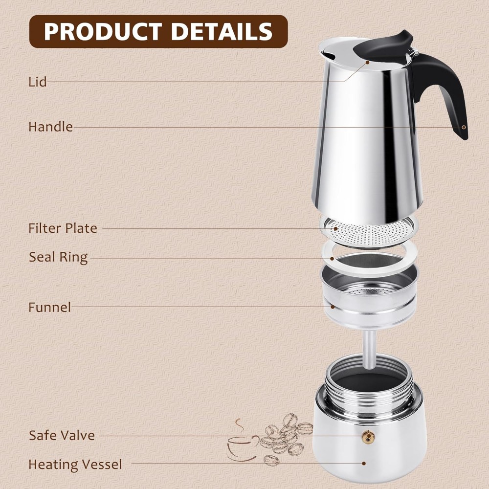 Portable Coffee Pot Stainless  - Coffee Equipment Tools recensie en prijs