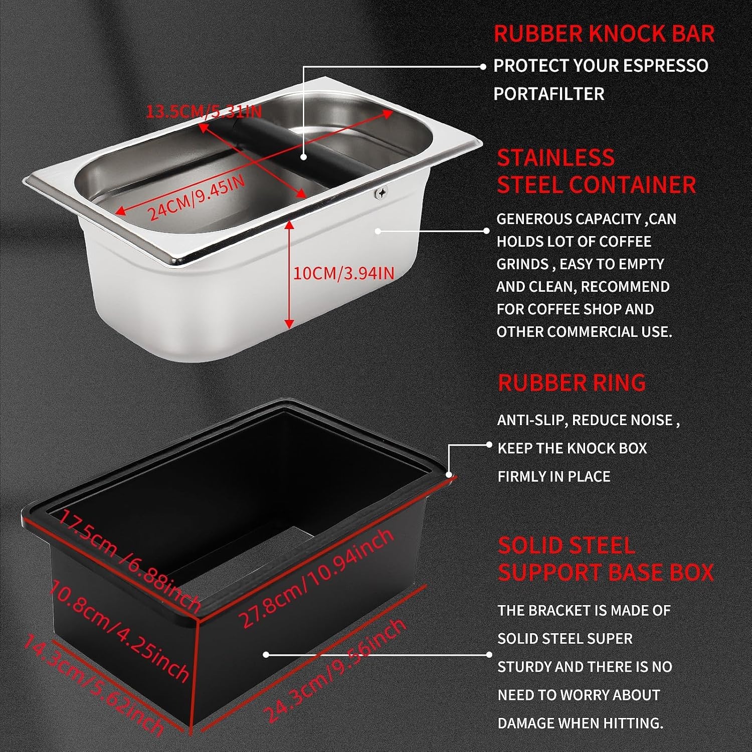 Coffee Knock Box Espresso Knoc - Coffee Knock Box recensie en prijs
