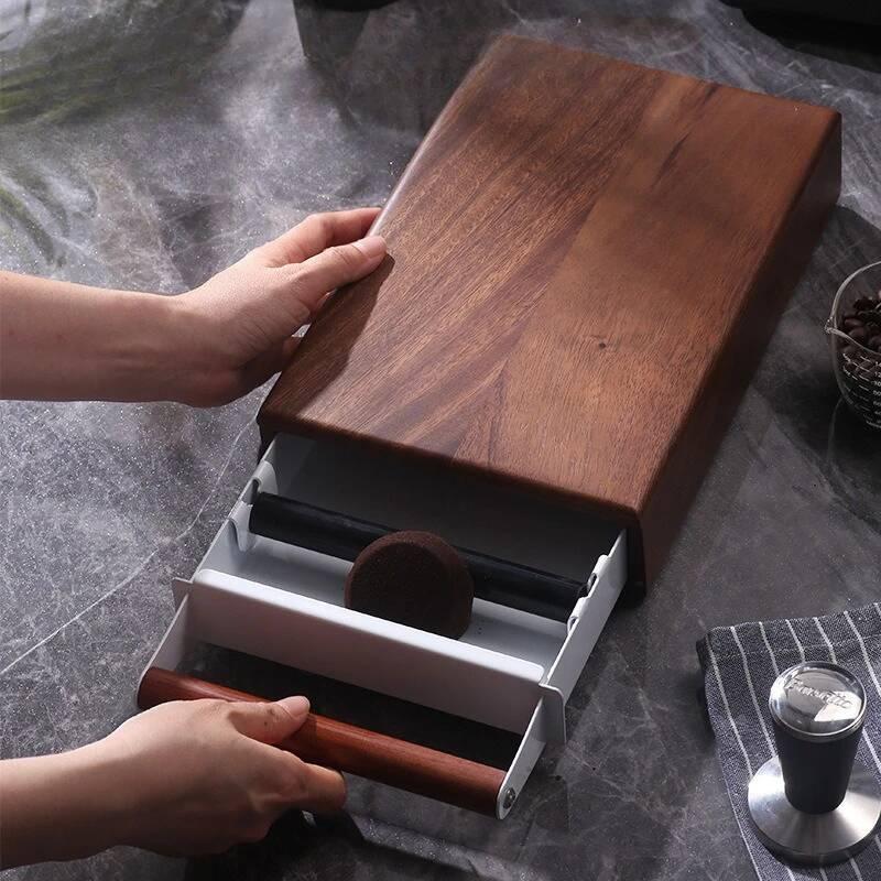 Walnut Coffee Knock Box Espres - Coffee Knock Box recensie en prijs