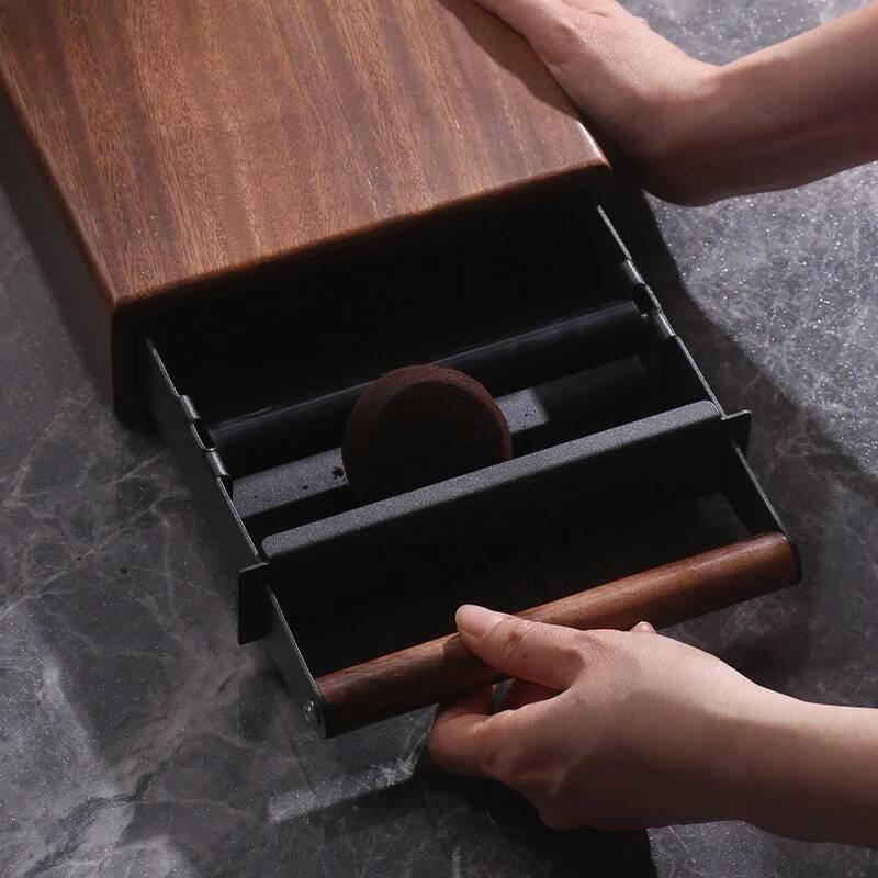 Walnut Coffee Knock Box Espres - Coffee Knock Box recensie en prijs
