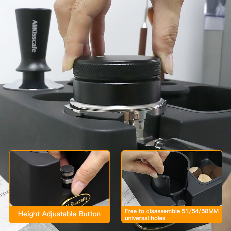 Espresso Tamping Station With  - Coffee Knock Box recensie en prijs