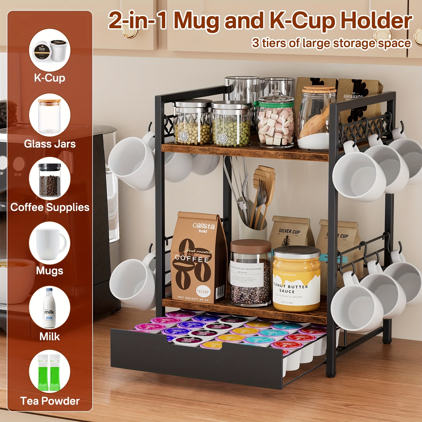 Organize Your Kitchen Counter  - Coffee Equipment Holder recensie en prijs